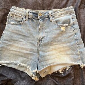 Women's Light Blue Denim Shorts